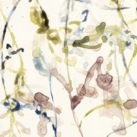 Flower Drips III Framed Print