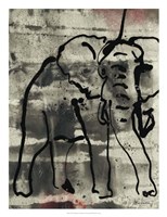 Abstract Elephant I Framed Print