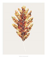 Fall Mosaic Leaf I Fine Art Print