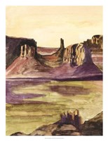 Desert Diptych I Framed Print