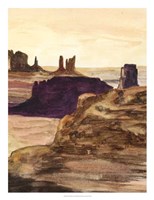 Desert Diptych II Framed Print
