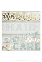 Gold & Beachy I Fine Art Print