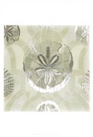 Metallic Shell Tiles II Fine Art Print