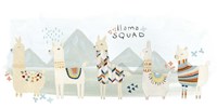 Llama Squad III Fine Art Print