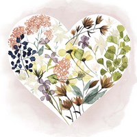 Love Floral I Framed Print
