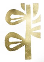 Gold Foil Symbiotic V Framed Print