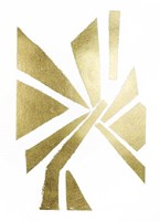 Gold Foil Symbiotic VI Framed Print