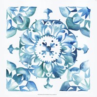 Meditation Tiles I Framed Print