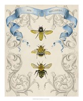 Bees & Filigree II Fine Art Print