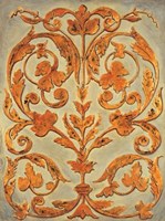 Ornamental Scroll I Fine Art Print