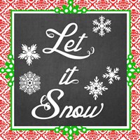 Let it Snow II Framed Print
