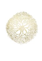 Gold Foil Ocean Gems I Framed Print