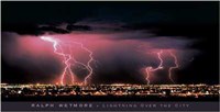 Lightning Over the City Fine Art Print