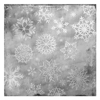 Snowflake Grey 2 Framed Print