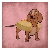 Hot Dog Cutie Fine Art Print
