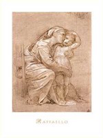 Mamma con Bambino Fine Art Print