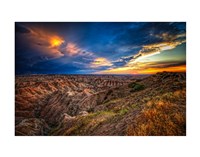 Badlands after Storm #3 Fine Art Print