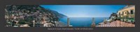 Amalfi Coast Panoramic View Positano Fine Art Print