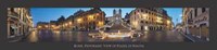 Rome Panoramic View of Plaza di Spagna Fine Art Print