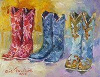 Cowboy Boots Fine Art Print