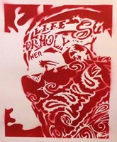 Bandana Man Red Fine Art Print