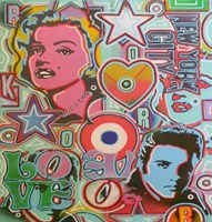 Pop Mix Framed Print