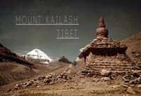 Vintage Mount Kailash, Tibet, Asia Fine Art Print