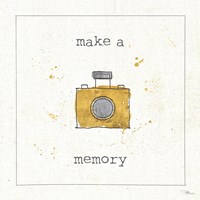 Lil Memos Make a Memory Framed Print