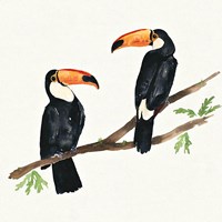 Tropical Fun Bird I Fine Art Print
