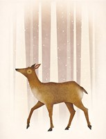 Snowy Doe Fine Art Print