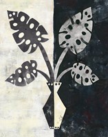 Pretty Palms III Neutral Framed Print