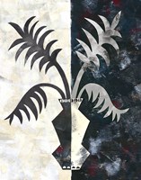 Pretty Palms II Neutral Framed Print