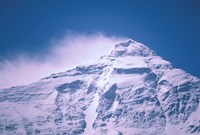 Snowy Summit of Mt Everest, Tibet, China Fine Art Print