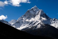 Peak of Ama Dablam Mountain, Nepal Fine Art Print