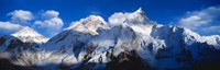 Everest & Nuptse Sagamartha National Park Nepal Framed Print