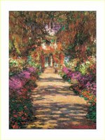 Une Ale'e du Jardin de Monet Fine Art Print