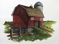 Red Barn Fine Art Print