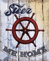 Shipwheel Framed Print