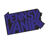 Pennsylvania Letters Fine Art Print