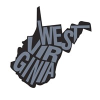 West Virgina Letters Fine Art Print