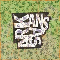 Arkansas on Pattern Fine Art Print