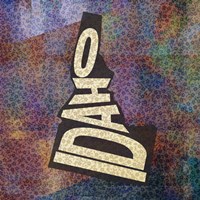 Idaho on Pattern Fine Art Print