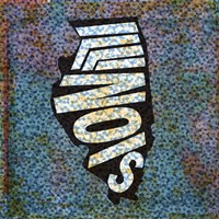 Illinois on Pattern Fine Art Print