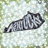 Kentucky on Pattern Fine Art Print