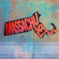Massachusetts on Pattern Fine Art Print