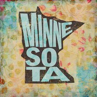Minnesota on Pattern Fine Art Print