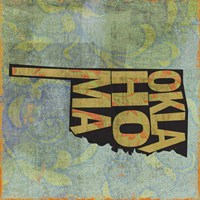 Oklahoma on Pattern Fine Art Print