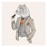Tiger-man Fine Art Print