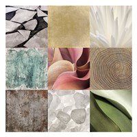 Tiles Decor Ice White Framed Print