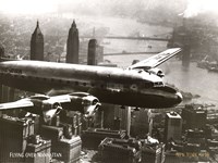 Flying Over Manhattan NYC Fine Art Print